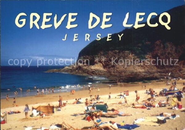 Jersey United Kingdom Greve de Lecq Strand