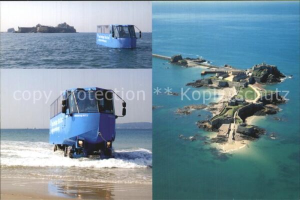 Jersey United Kingdom Sankt Aubin's Bay Fliegeraufnahme Wasse