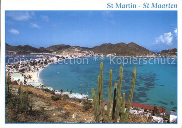 Philipsburg St Maarten Panorama Bucht