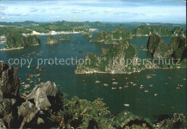 Vietnam Fliegeraufnahme Ha Long Bay