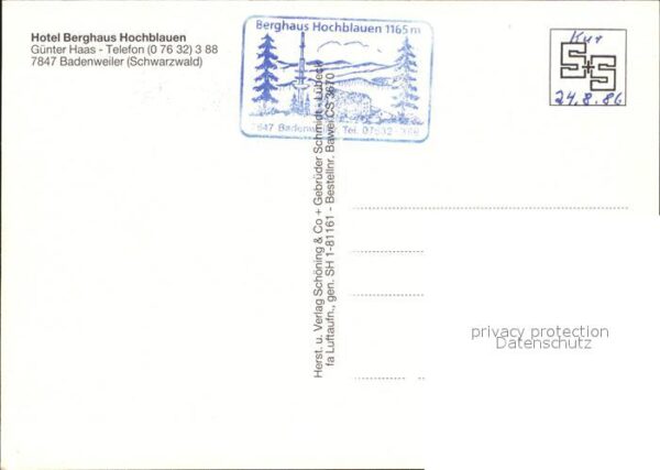 Badenweiler Hotel Berghaus Hochblauen – Bild 2