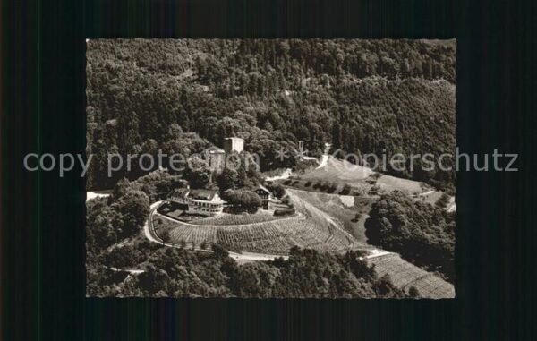 Buehl Baden Fliegeraufnahme Burg Windeck