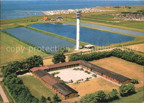 Tossens Nordseebad Fliegeraufnahme Jugendherberge