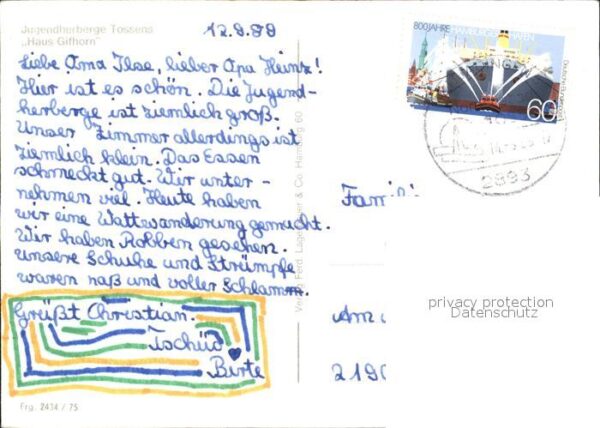 Tossens Nordseebad Fliegeraufnahme Jugendherberge – Bild 2