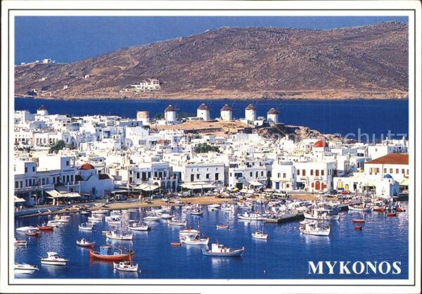 Mykonos Kykladeninsel Aegaeis Panorama