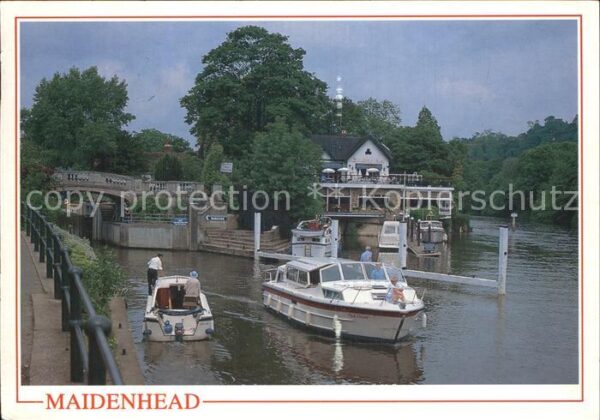 Maidenhead Riverside Schleuse