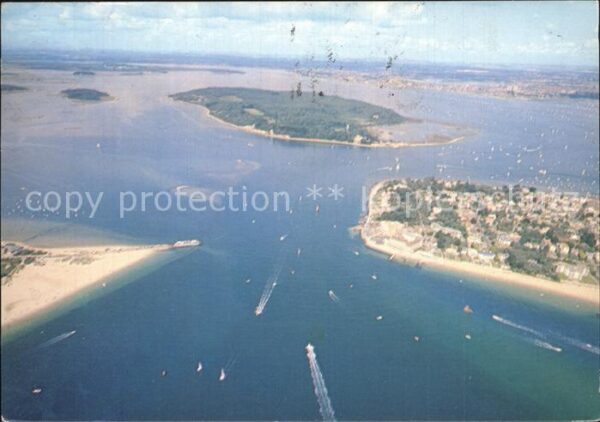 Poole Dorset Harbour Fliegeraufnahme