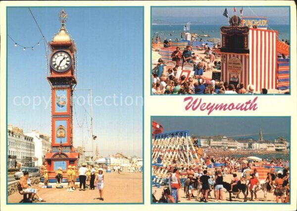 Weymouth Dorset Strand Turmuhr
