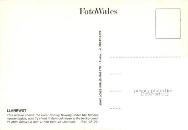 Gwynedd Wales Llanrwst Brücke – Bild 2