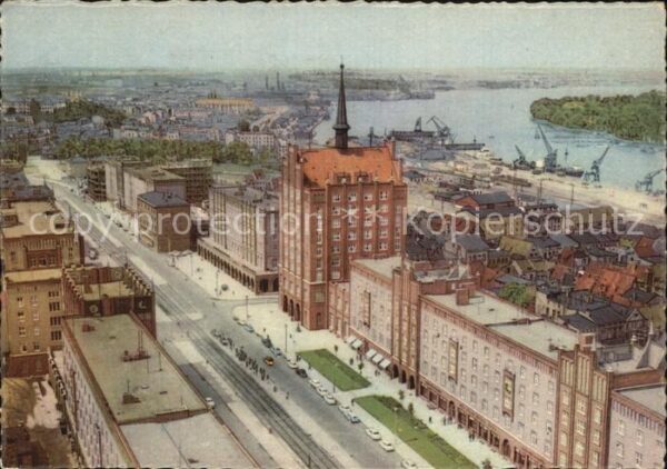 Rostock Lange Strasse Hafen Warnow
