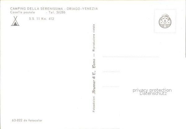Oriago Venezia Venedig Camping della Serenissima Nationalflagg – Bild 2