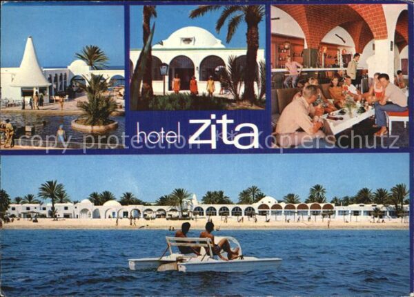 Zarzis Hotel Zita Restaurant Tretboot Strand