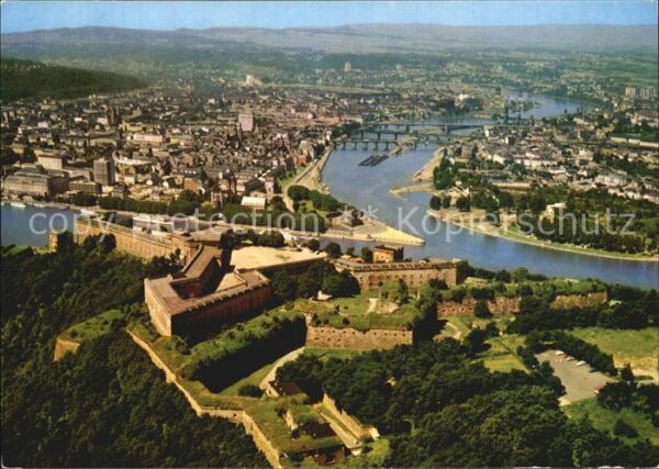 Koblenz Rhein Festung Ehrenbreitstein Deutsches Eck M
