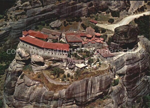 Meteora Warlaam Kloster Fliegeraufnahme