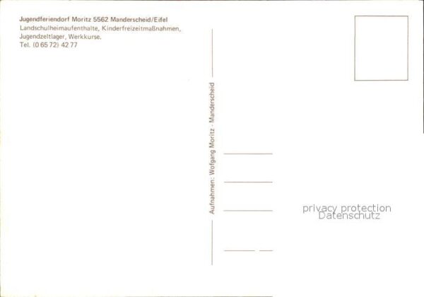 Manderscheid Eifel Jugendferiendorf Moritz – Bild 2