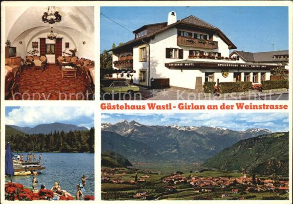 Girlan Gästehaus Wastl Badesee Alpenpanorama