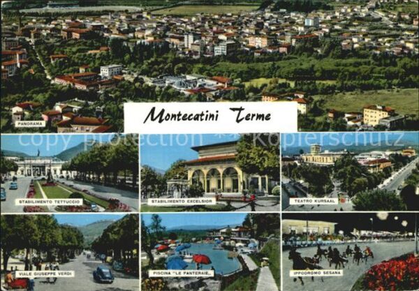 Montecatini Terme Panorama Stabilimento Teatro Kursaal Ip