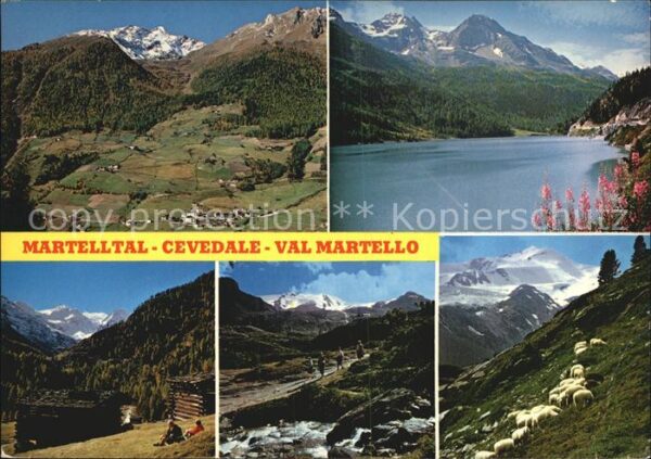 Martell Panorama Wandergebiet Martelltal Ceveda