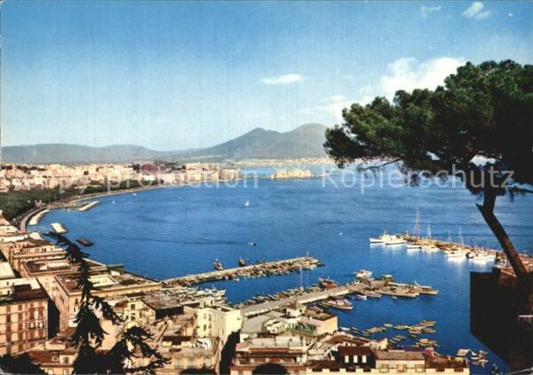 Napoli Neapel Via Caracciolo e Mergellina Porto