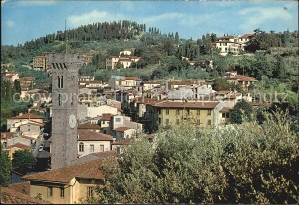 Fiesole Ortsansicht mit Kirche