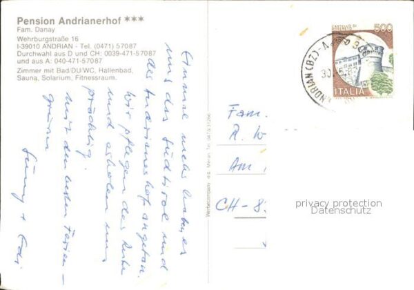 Andrian Pension Andrianer Hof Liegewiese Kirche – Bild 2