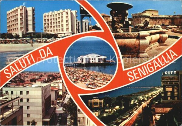 Senigallia Strand Hotels Seebrücke Promenade