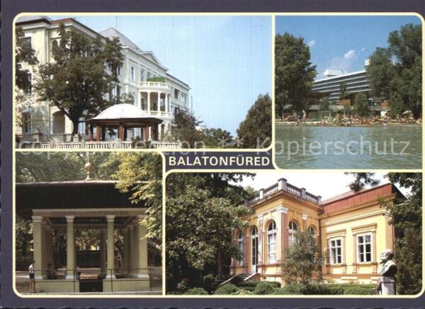 Balatonfuered Teilansichten Ferienort am Plattensee H