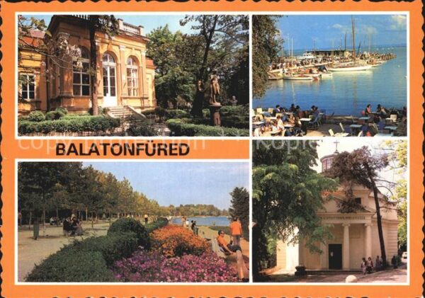 Balatonfuered Teilansichten Ferienort Plattensee Hote
