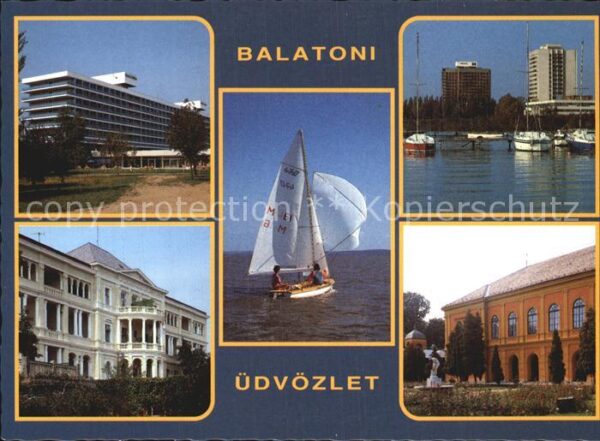 Balatonfuered Teilansichten Ferienort am Plattensee H