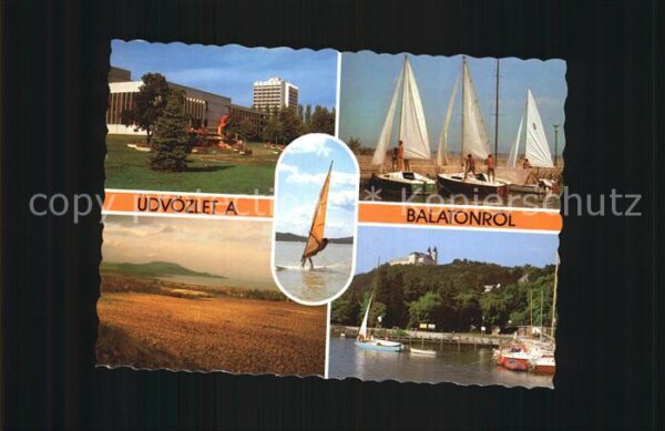 Balaton Plattensee Landschaftspanorama Hotel Park Hafen Se
