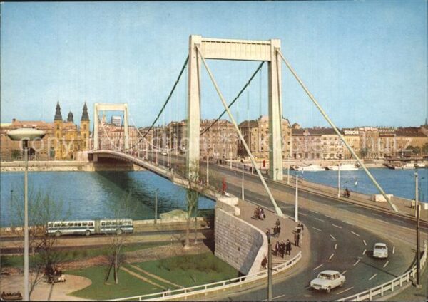 Budapest Erzsebet hid Elisabethbrücke