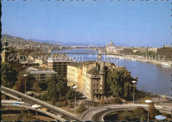 Budapest Panorama Blick über die Donau