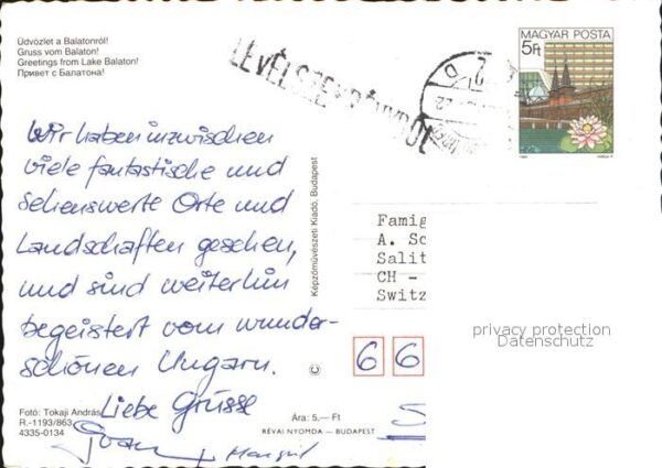 Balaton Plattensee Hafen Sportboote – Bild 2