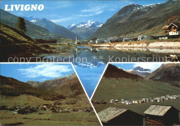 Livigno Val Tellina Turistica Stausee Bergdorf