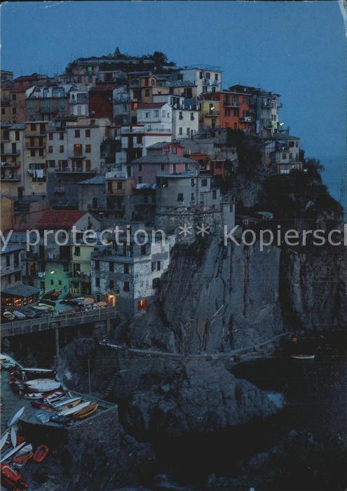 Manarola Scorcio pittoresco notturno