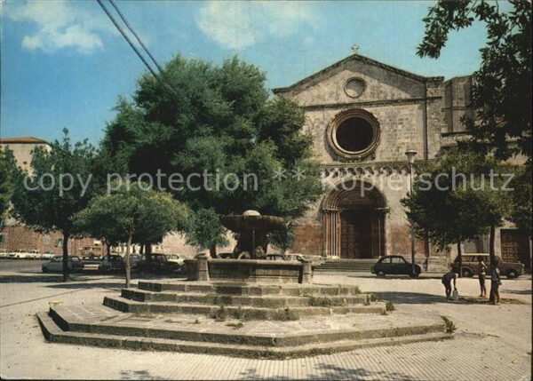 Sassari Piazza e Chiesa di Santa Maria