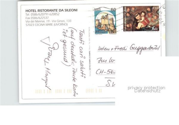 Cecina Mare Hotel Ristorante da Sileoni Strand – Bild 2