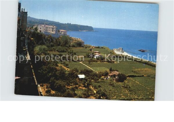 Tropea Il convento e la spiaggia Kloster Stran