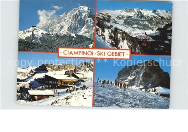 Groeden Tirol Ciampinoi Skigebiet Bergrestaurant Dolo