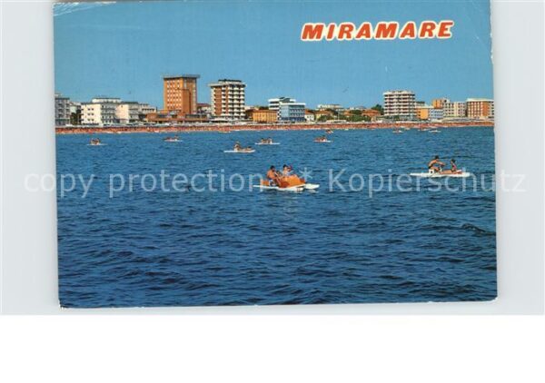 Miramare di Rimini  Alberghi visti dal mare