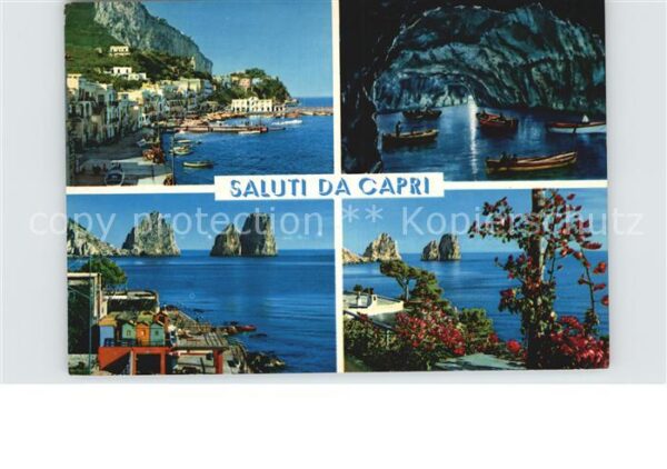Capri Hafen Küste Faraglioni Grotte