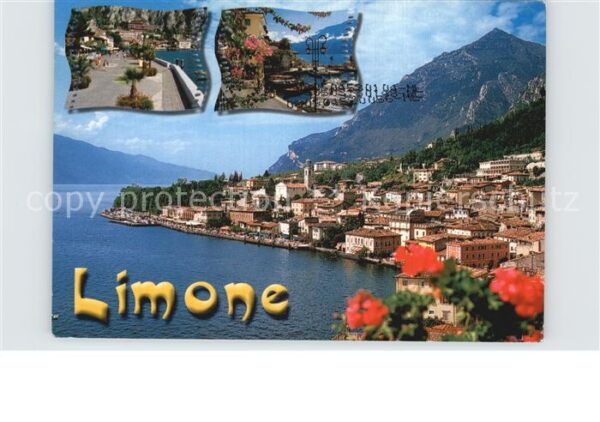 Limone sul Garda Panorama Gardasee Uferpromenade