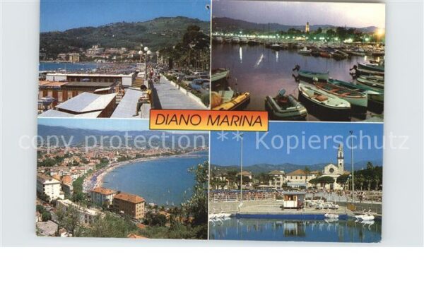 Diano Marina Uferpromenade Hafen