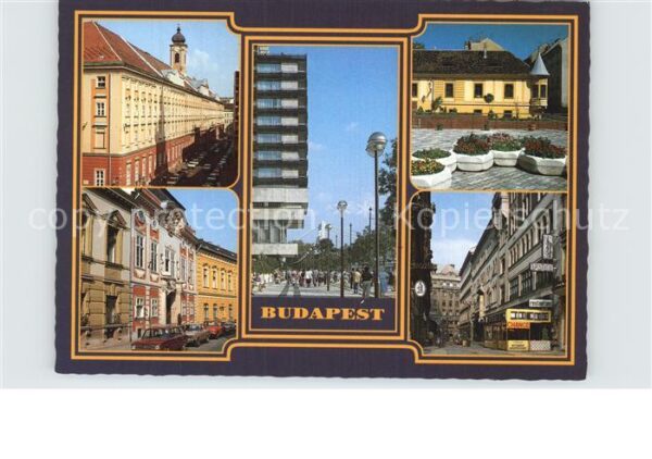 Budapest Teilansichten Innenstadt Hochhaus