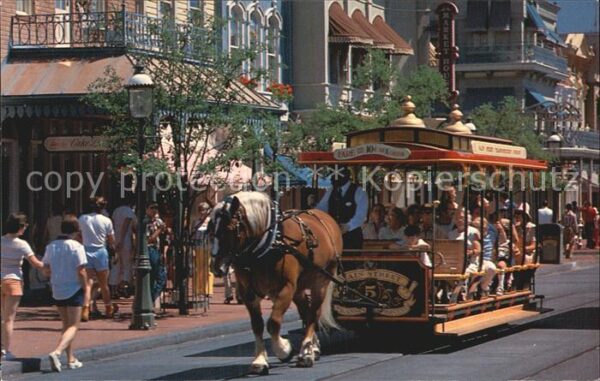 Walt Disney World Trolley Ride Main Street