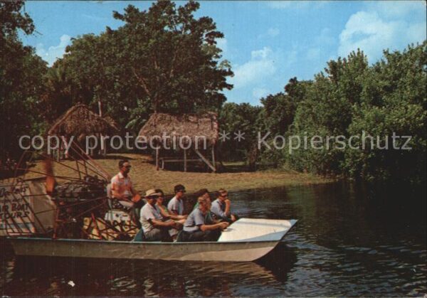 Florida US-State Everglades National-Park Airboat