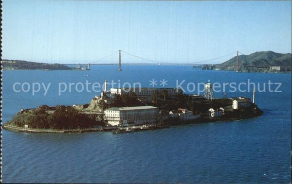 Alcatraz San Francisco Fliegeraufnahme