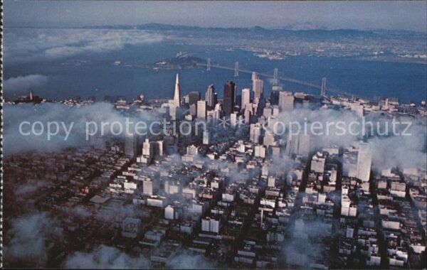 San Francisco California Fliegeraufnahme Skyline