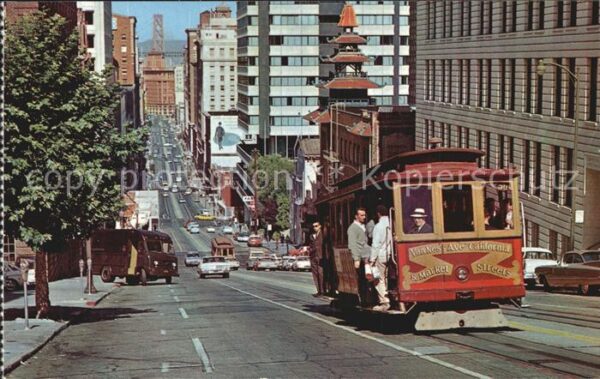 San Francisco California Cable Car California Street