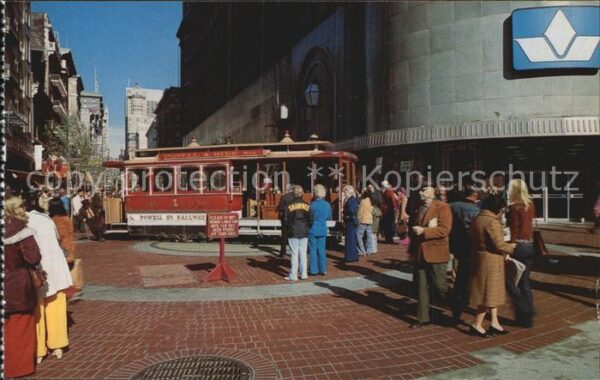 San Francisco California Powell and Market Street